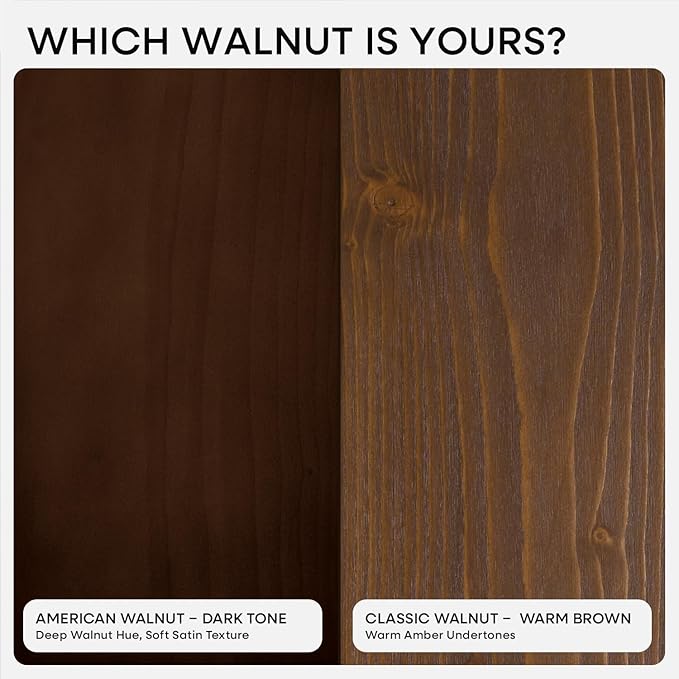 Homeforia 48 inch Walnut Floating Shelf, High End Solid Real Wood Large 48inch Floating Shelves for Wall, Dark Brown 48 inches Long Floating Shelves, Heavy Duty Bracket, 48 X 6.5 X 1.75 inch, Set of 2