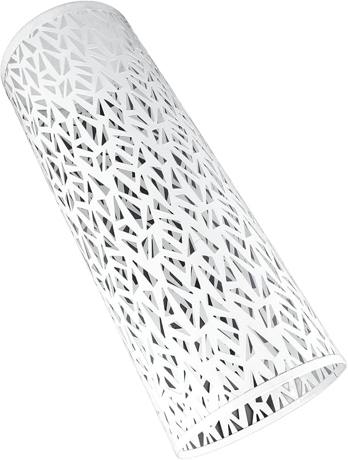 Umbrella Stand Umbrella Holder for Entryway,Umbrella Stand Rack,Metal Hollowed Freestanding Round Umbrella Holder Organizer Bin,Umbrella Rack Organizer Freestanding for Home Hotel Office(Medium-White)