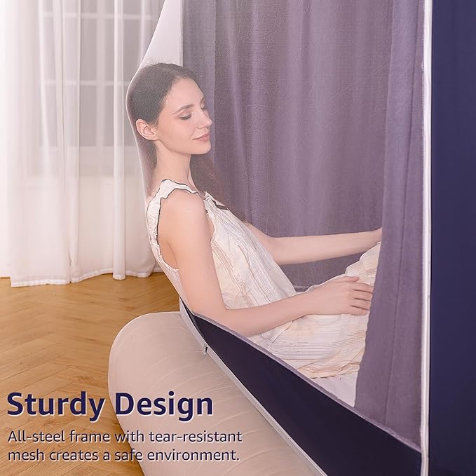 Queen Bed Tent for Kids Adults,Queen Size Canopy Bed Curtains,Mosquito net for Bed