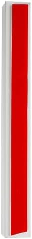My Daily Styles Aluminum Silver-Tone White Stripes Classic Shin Mezuzah Case, 5"