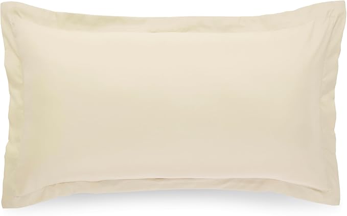 Amazon Basics Lightweight Microfiber 3-Piece Duvet Cover Set, Beige, Solid, King