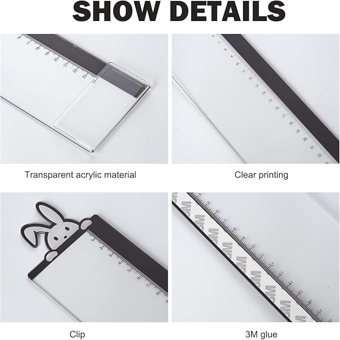 Office Desk Accessories 2pcs Multifunction Computer Monitor Memo Board - Transparent Computer Side Panel Memo Creative Monitor Side Panel Suitable for Office Home Desktop (Monitor Memo Board 9)