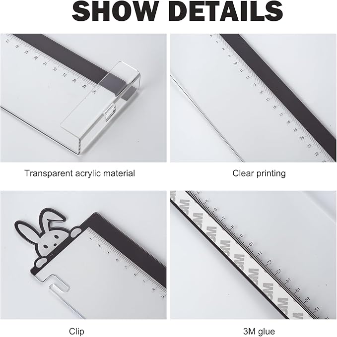 Office Desk Accessories 2pcs Computer Monitor Memo Board - Transparent Computer Side Panel Memo Creative Monitor Side Panel with Phone Holder Suitable for Office Home Desktop (with Grease Pencil)