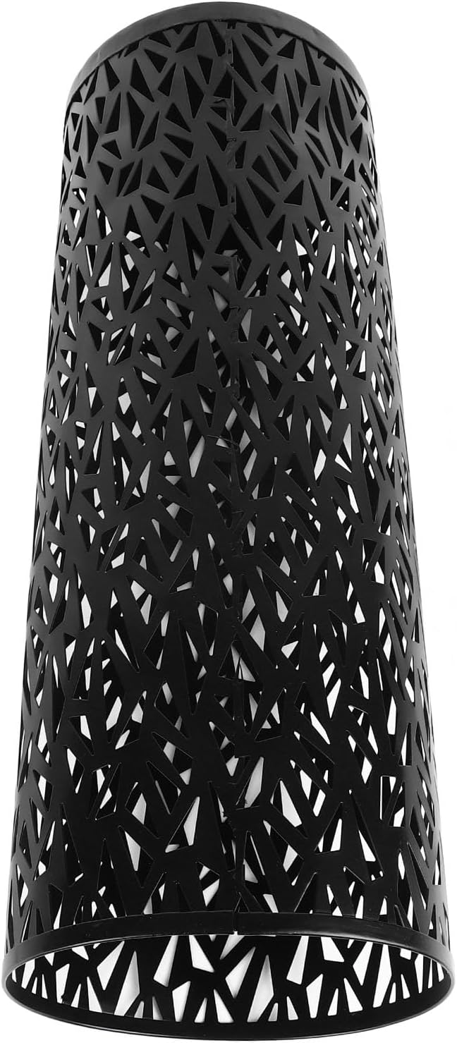 Umbrella Stand Umbrella Holder for Entryway,Umbrella Stand Rack,Metal Hollowed Freestanding Round Umbrella Holder Organizer Bin,Umbrella Rack Organizer Freestanding for Home Hotel Office(Medium-Black)