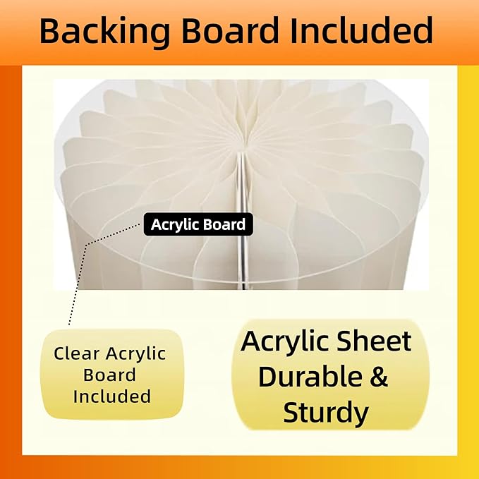 4Pcs Cylinder Display Stand - Foldable Paper Pedestal with Square Acrylic Plate for Shoes & Handbags, Retail Store, Boutique, Home & Wedding Decor, Party Events