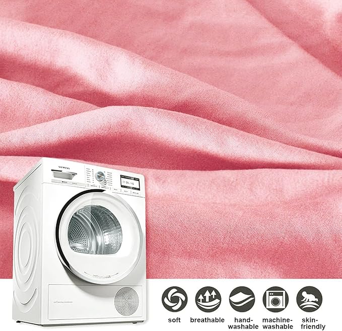Kertnic Decor Canopy for Kids Bed, Soft Smooth Playing Tent Canopy Girls Room Decoration Princess Castle, Dreamy Mosquito Net Bedding, Children Reading Nook Canopies in Home (Nordic Pink)