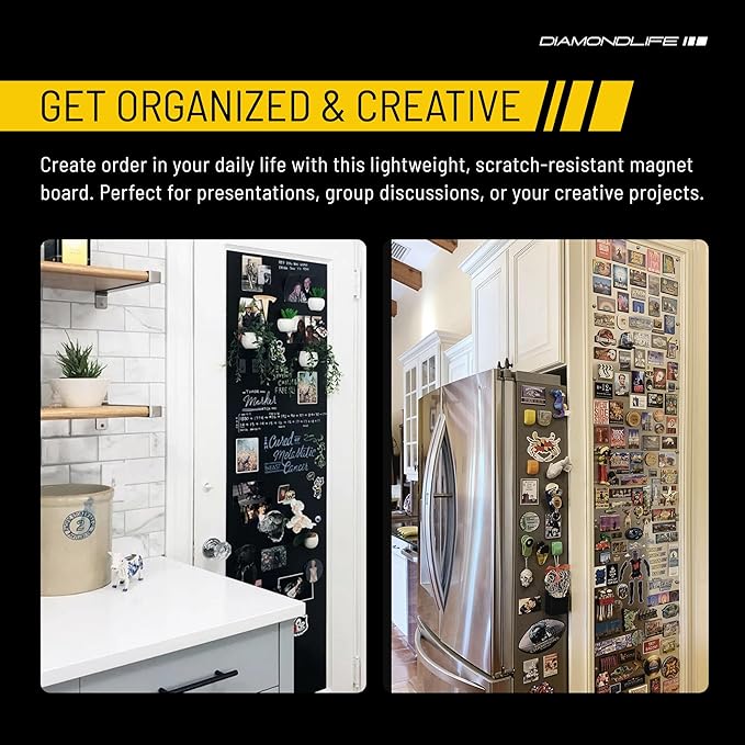 21.5”x69.5” - Magnetic Board - Memo & Vision Boards for Home, Office, and Classroom - Magnet-Board for Kids - Pre-drilled Mounting Screws Included