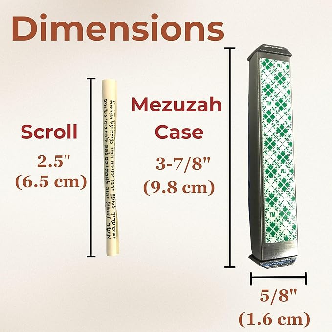 Sparkling Art Glass Mezuzah - Easy Mount Indoor or Outdoor - Weatherproof Metal Case - Gift Box and Non-Kosher Scroll Included - Hand Made in USA - Guaranteed for Life! (Neo Lavender)