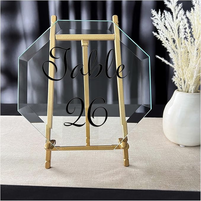Bard's Satin Gold-toned Metal Easel, 7" H x 4.25" W x 4.5" D, Pack of 2
