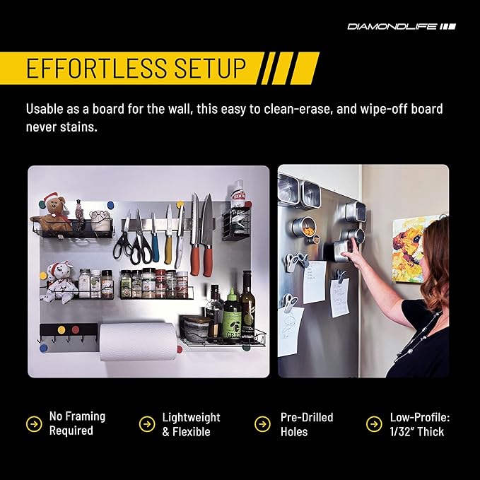 33.5”x45.5” - Magnetic Board - Memo & Vision Boards for Home, Office, and Classroom - Magnet-Board for Kids